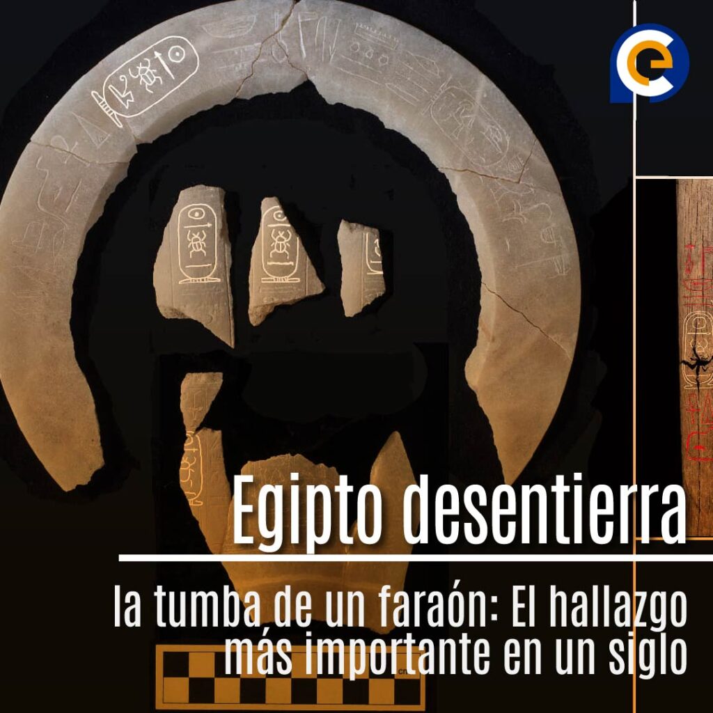 Egipto desentierra la tumba de un faraón: El hallazgo más importante en un siglo