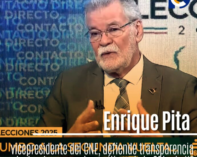 Enrique Pita, vicepresidente del CNE, defiende transparencia electoral y responde a críticas de la OEA y la UE