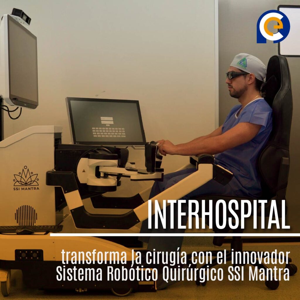 INTERHOSPITAL transforma la cirugía con el innovador Sistema Robótico Quirúrgico SSI Mantra