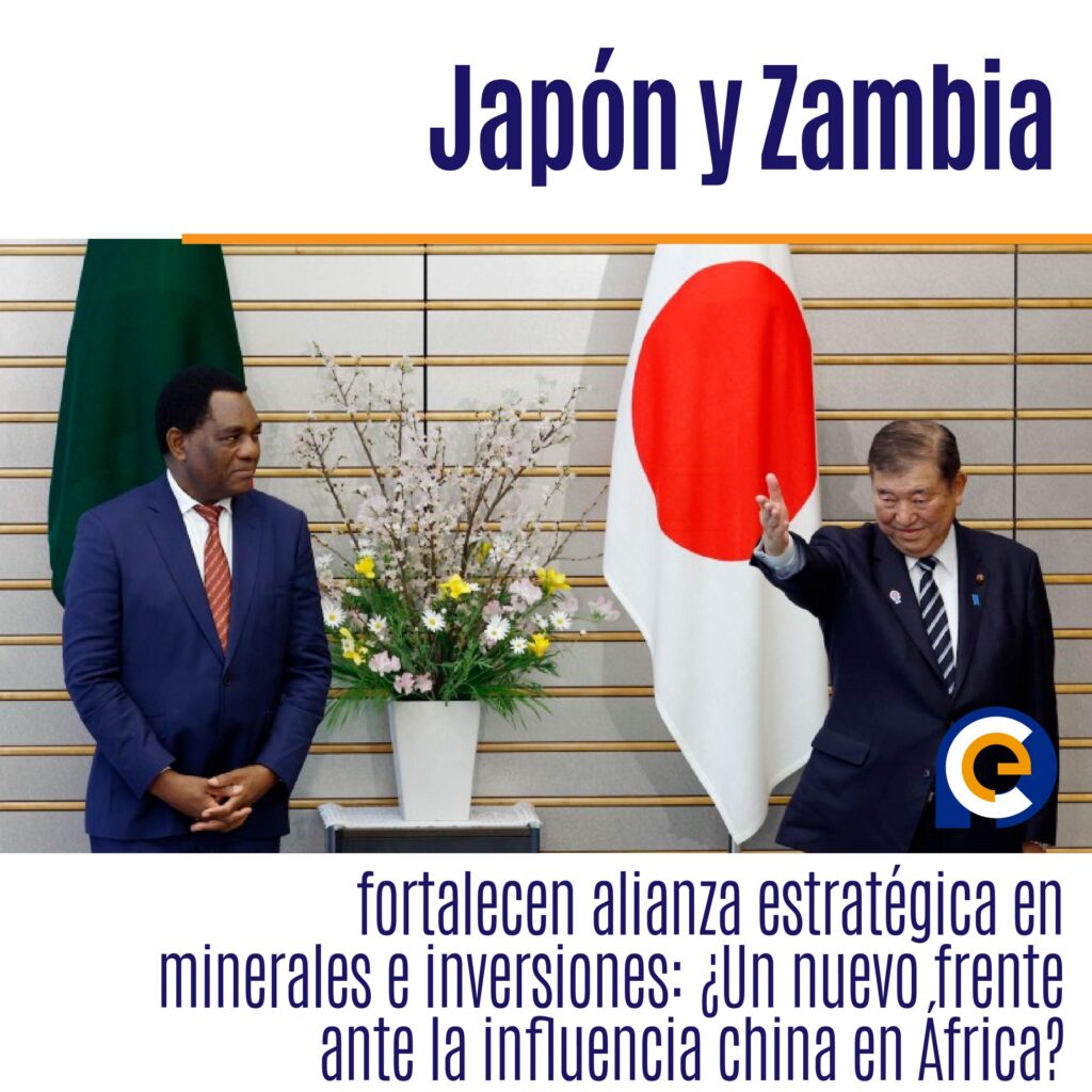 Japón y Zambia fortalecen alianza estratégica en minerales e inversiones: ¿Un nuevo frente ante la influencia china en África?
