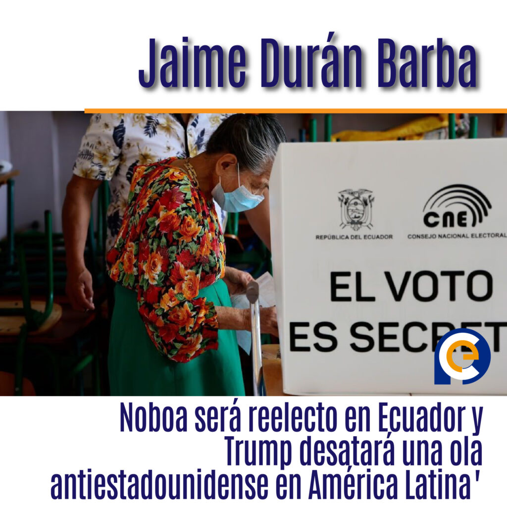 Jaime Durán Barba: "Noboa será reelecto en Ecuador y Trump desatará una ola antiestadounidense en América Latina"