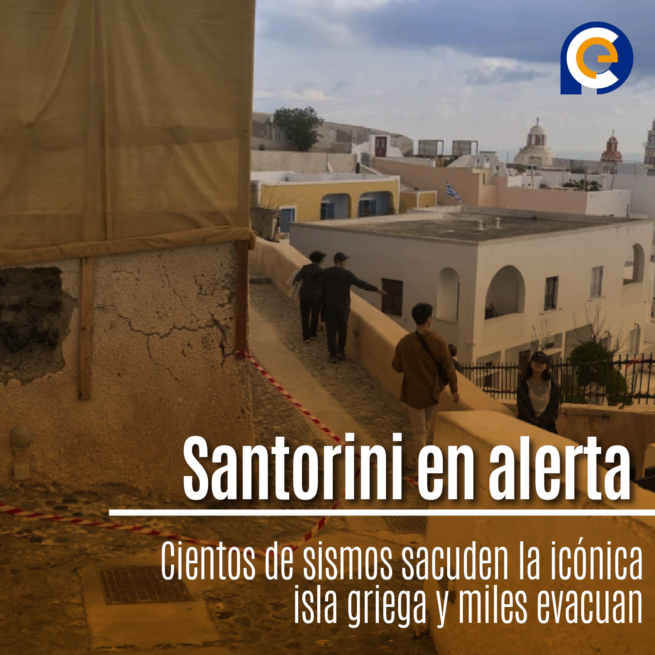 Santorini en alerta: Cientos de sismos sacuden la icónica isla griega y miles evacuan