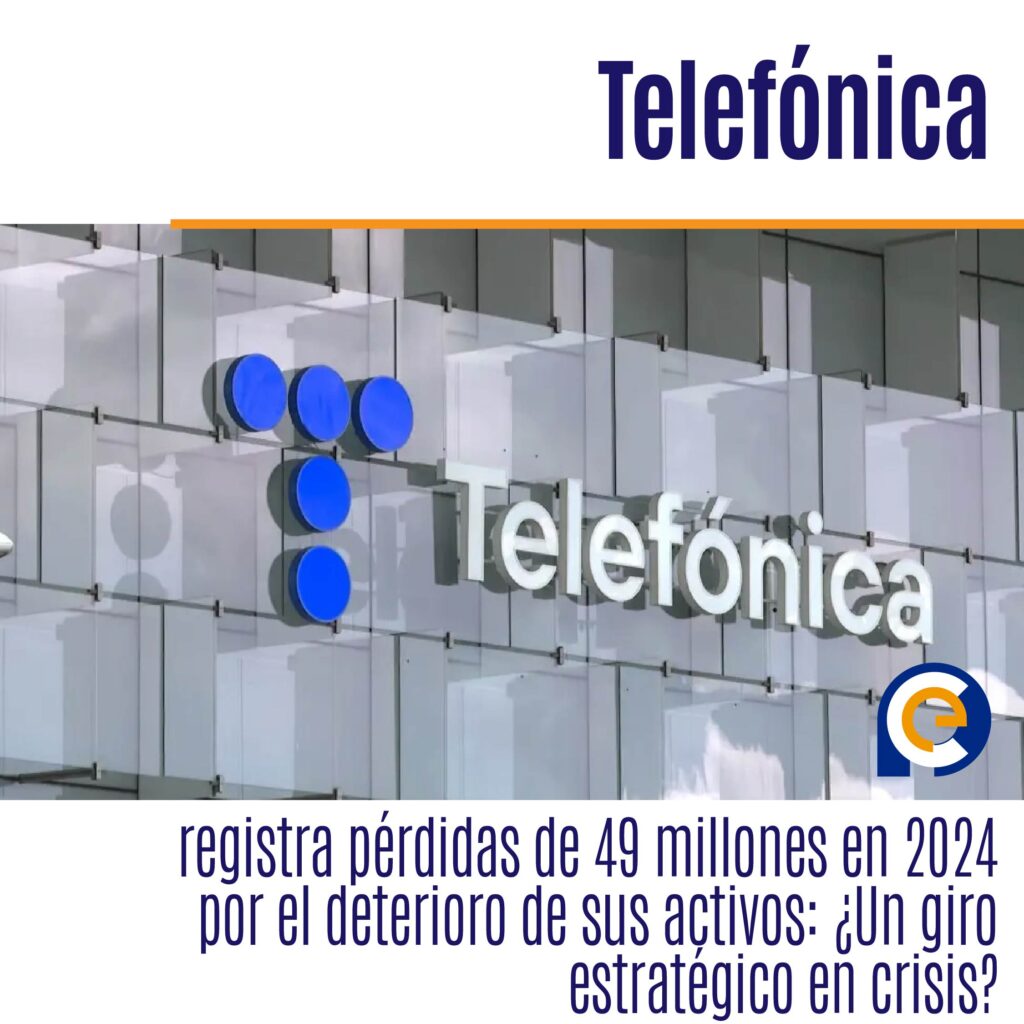 Telefónica registra pérdidas de 49 millones en 2024 por el deterioro de sus activos: ¿Un giro estratégico en crisis?