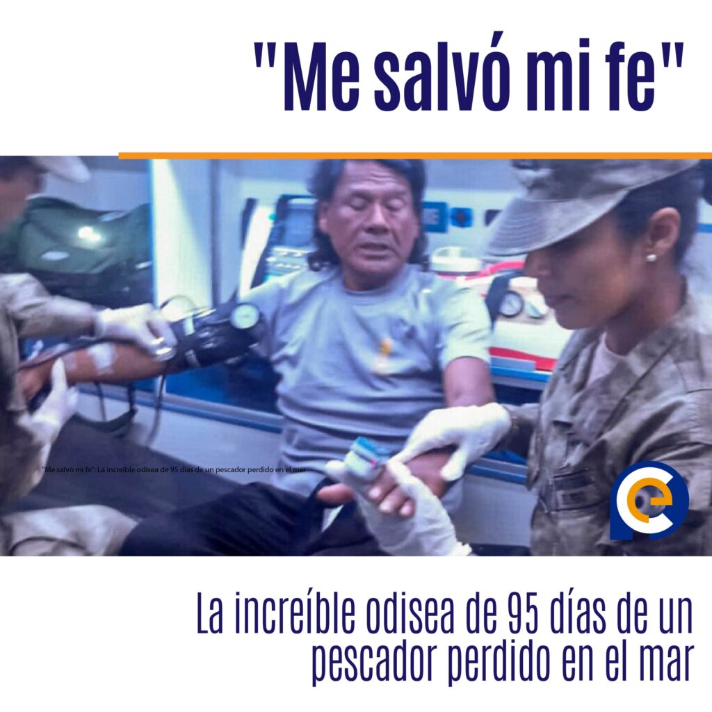 "Me salvó mi fe": La increíble odisea de 95 días de un pescador perdido en el mar