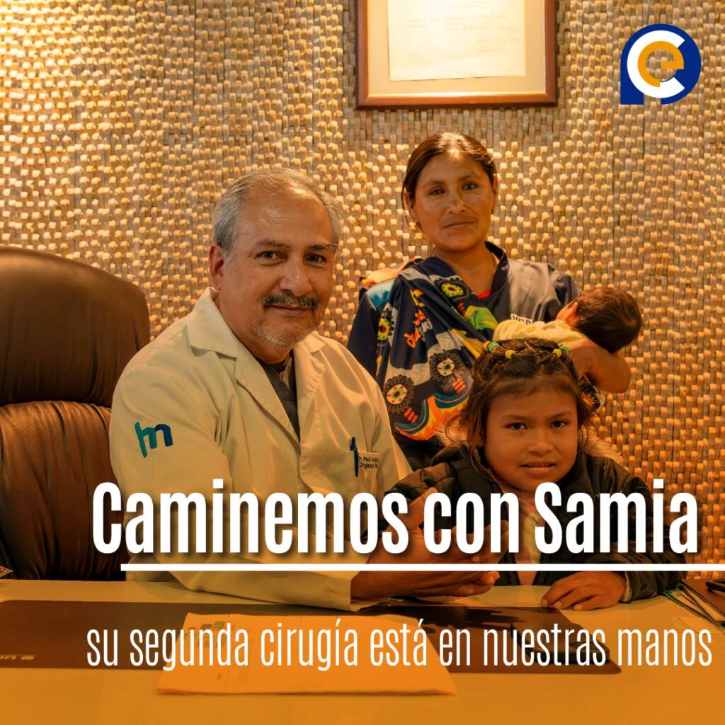 "Caminemos con Samia hacia una nueva vida": su segunda cirugía está en nuestras manos