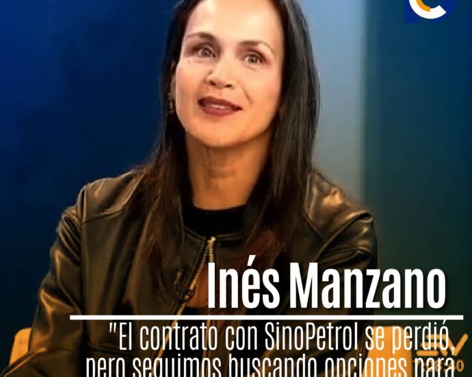 Inés Manzano: "El contrato con SinoPetrol se perdió, pero seguimos buscando opciones para el campo Sacha"