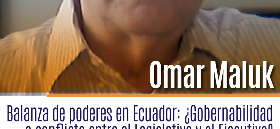 Omar Maluk, experto en análisis político