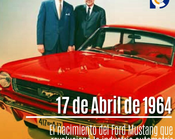 17 de Abril de 1964: El nacimiento del Ford Mustang que revolucionó la industria automotriz