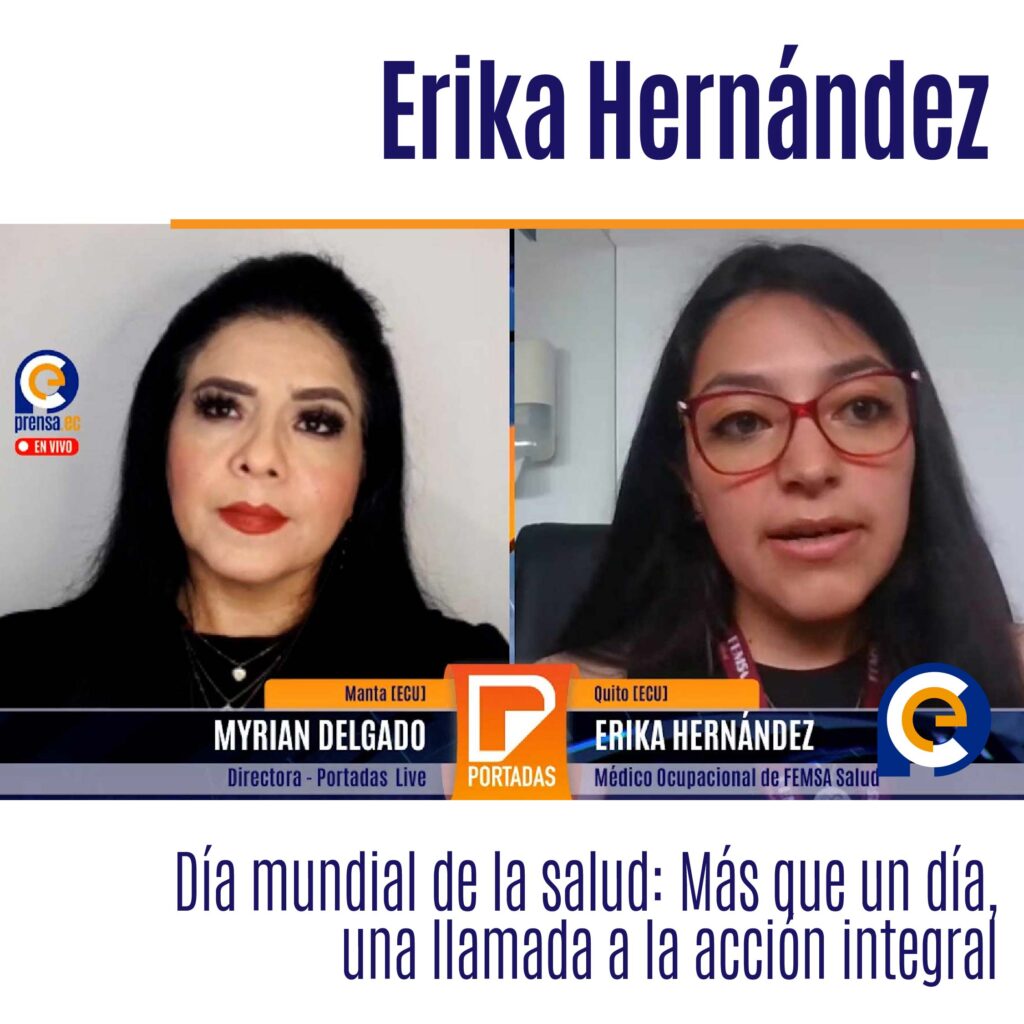 Erika Hernández, médica ocupacional de FEMSA Salud
