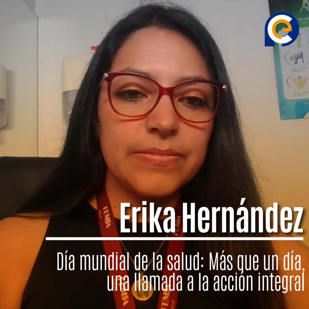 Erika Hernández, médica ocupacional de FEMSA Salud