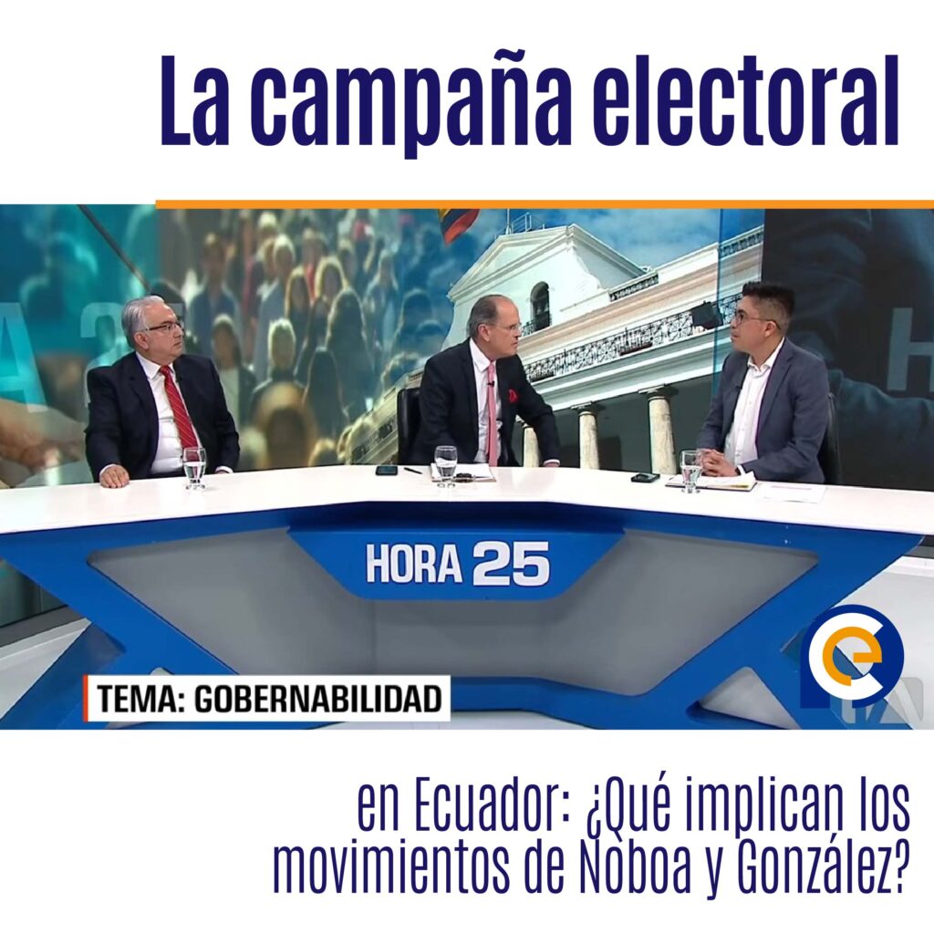 La campaña electoral en Ecuador: ¿Qué implican los movimientos de Noboa y González?