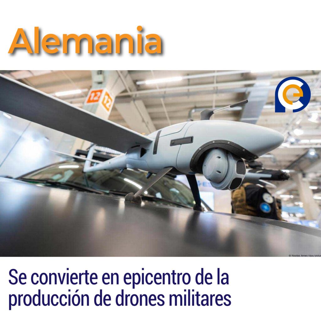 Alemania se convierte en epicentro de la producción de drones militares