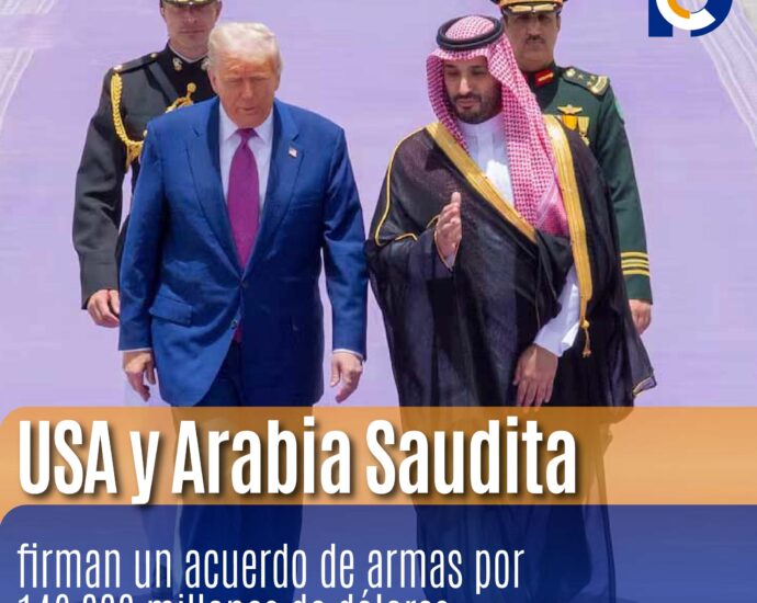 Estados Unidos y Arabia Saudita firman un acuerdo de armas por 142,000 millones de dólares