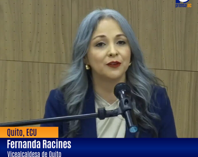 Fernanda Racines: "Quito merece una vicealcaldesa con enfoque de género"
