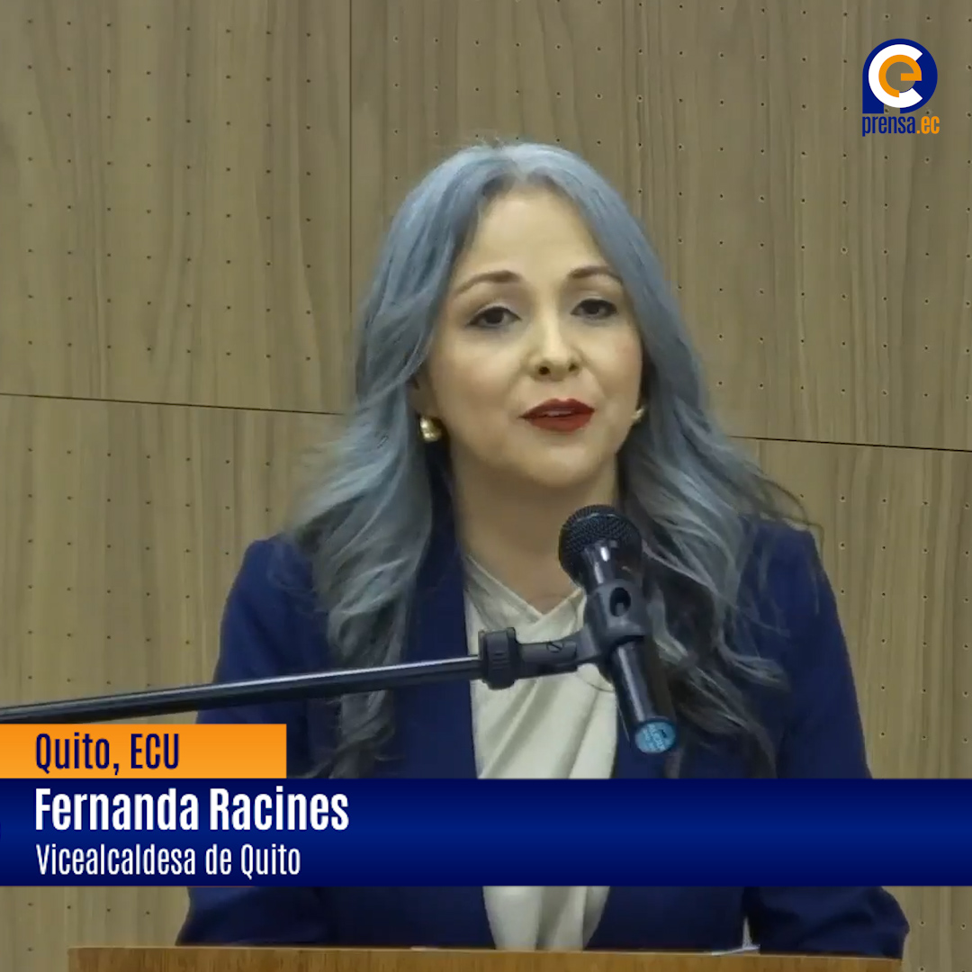 Fernanda Racines: "Quito merece una vicealcaldesa con enfoque de género"