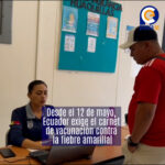 Ecuador refuerza controles en fronteras: Vacunación obligatoria contra fiebre amarilla