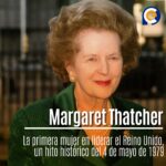 Margaret Thatcher: La primera mujer en liderar el Reino Unido, un hito histórico del 4 de mayo de 1979