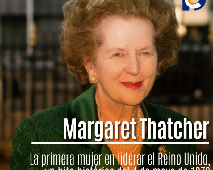 Margaret Thatcher: La primera mujer en liderar el Reino Unido, un hito histórico del 4 de mayo de 1979