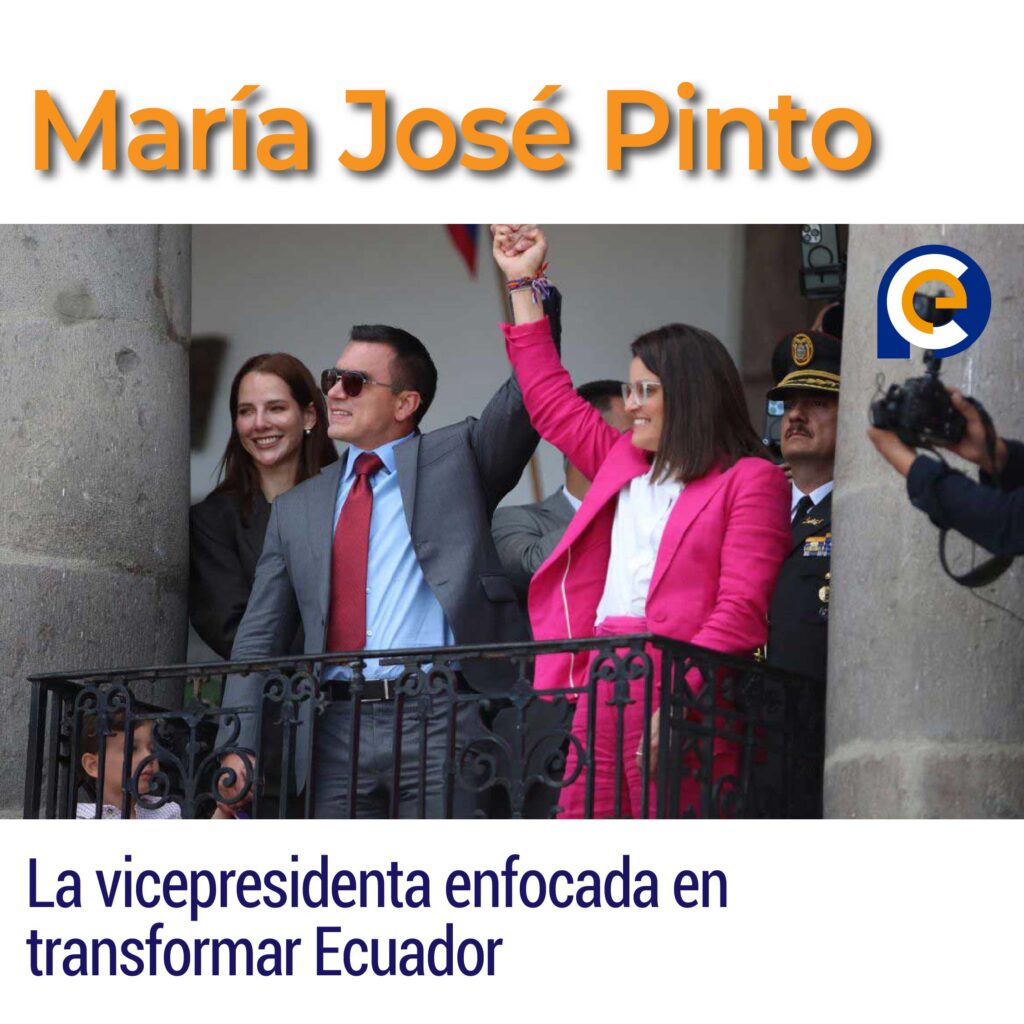María José Pinto: La vicepresidenta enfocada en transformar Ecuador