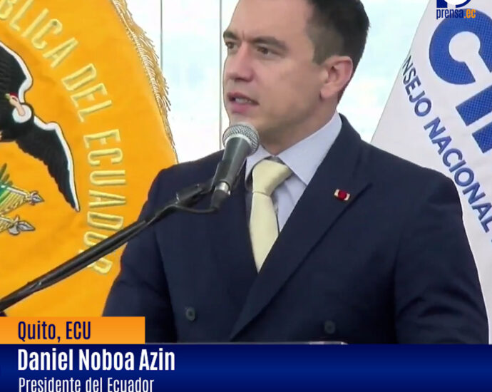 Daniel Noboa: "Ecuador renace con esperanza y seguridad"