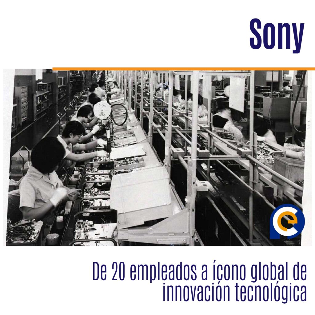 Sony: De 20 empleados a ícono global de innovación tecnológica