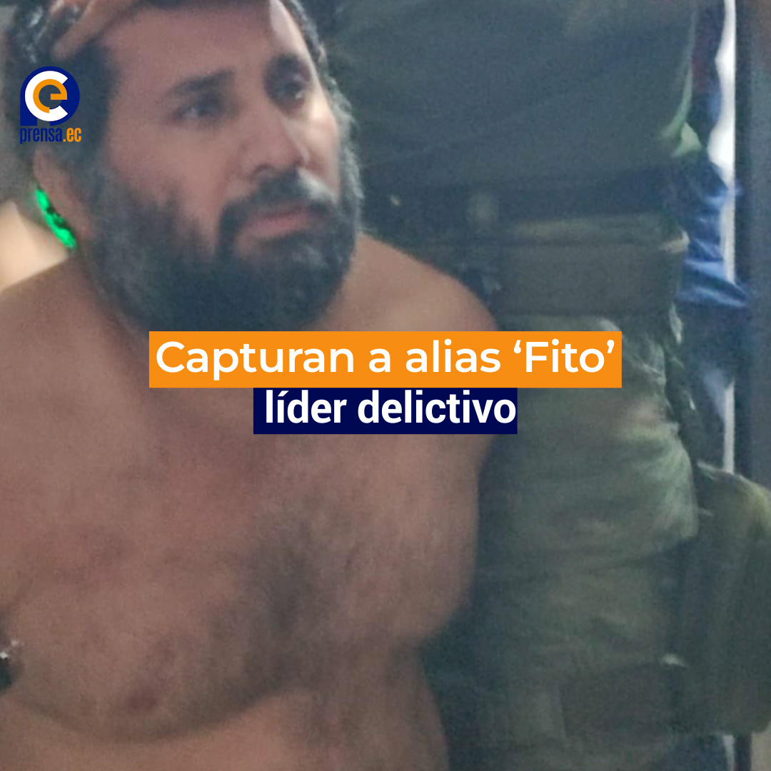 Capturan a alias 'Fito', líder delictivo