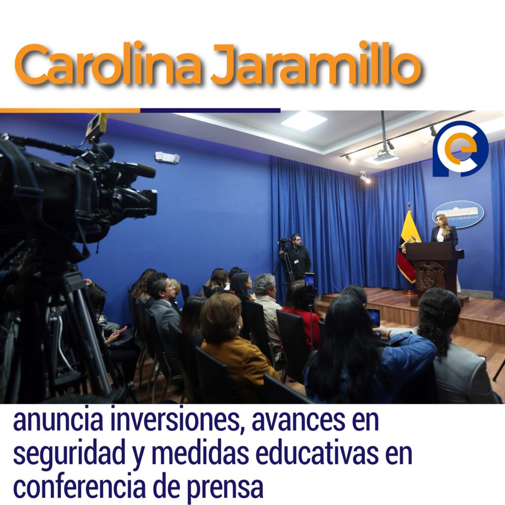 Carolina Jaramillo anuncia inversiones, avances en seguridad y medidas educativas en conferencia de prensa