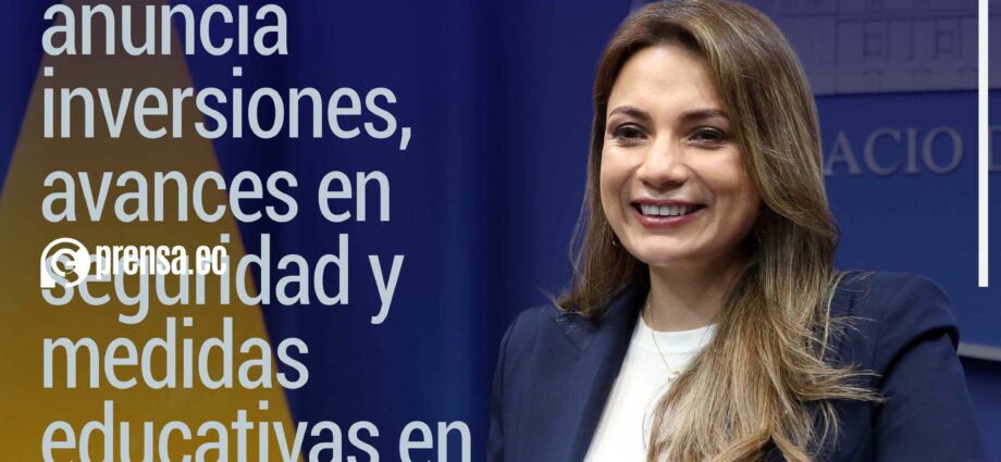 Carolina Jaramillo anuncia inversiones, avances en seguridad y medidas educativas en conferencia de prensa