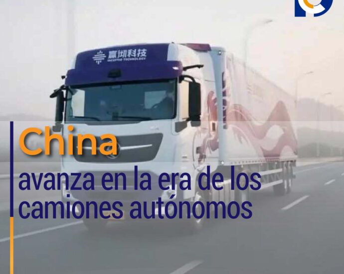 China avanza en la era de los camiones autónomos