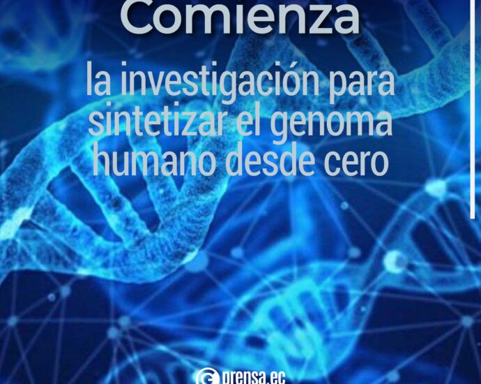 Comienza la investigación para sintetizar el genoma humano desde cero