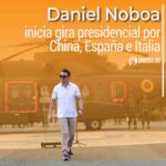 Daniel Noboa inicia gira presidencial por China, España e Italia