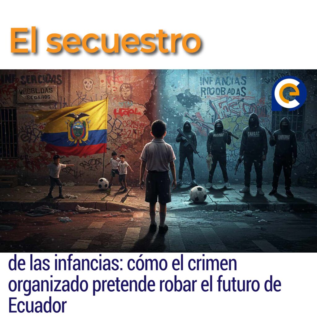 El secuestro de las infancias: cómo el crimen organizado pretende robar el futuro de Ecuador