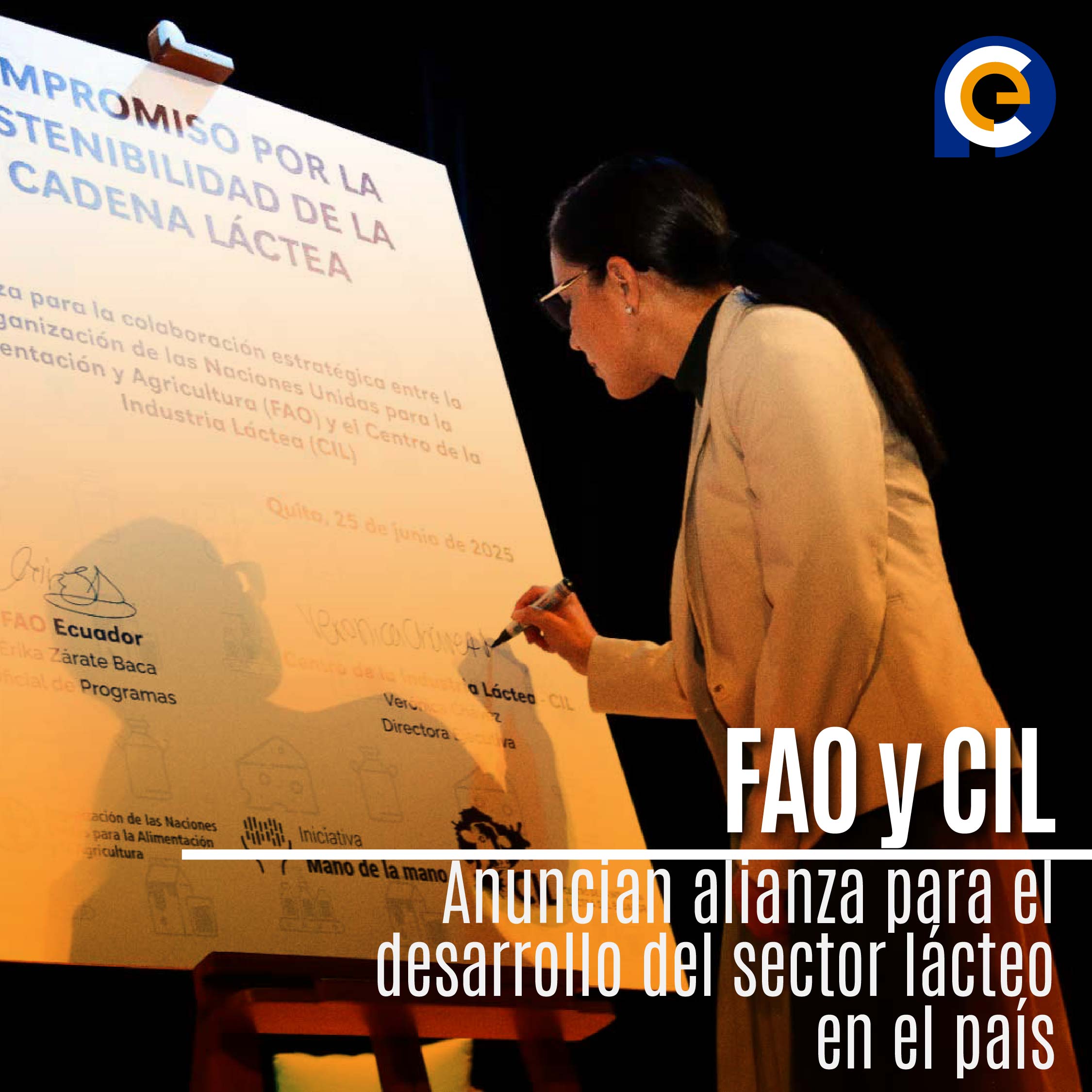 FAO y CIL anuncian alianza para el desarrollo del sector lácteo en el país