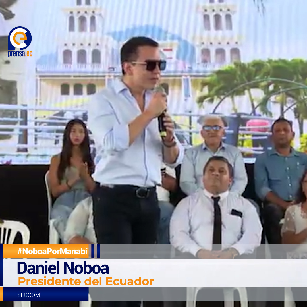 Firma de financiamiento de obras para Manabí