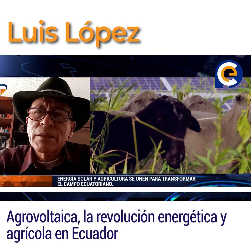 Luis López: Agrovoltaica, la revolución energética y agrícola en Ecuador