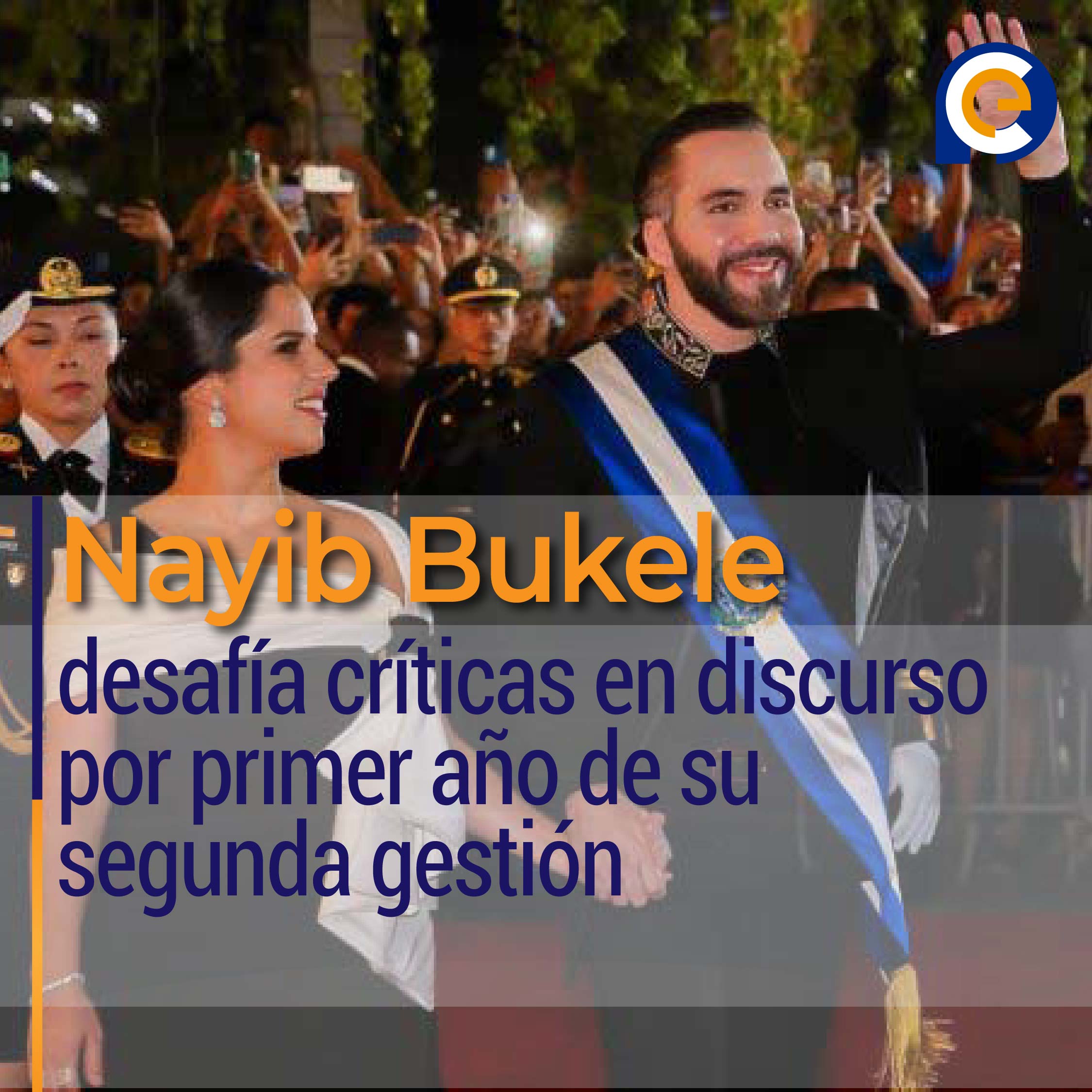 Nayib Bukele desafía críticas en discurso por primer año de su segunda gestión