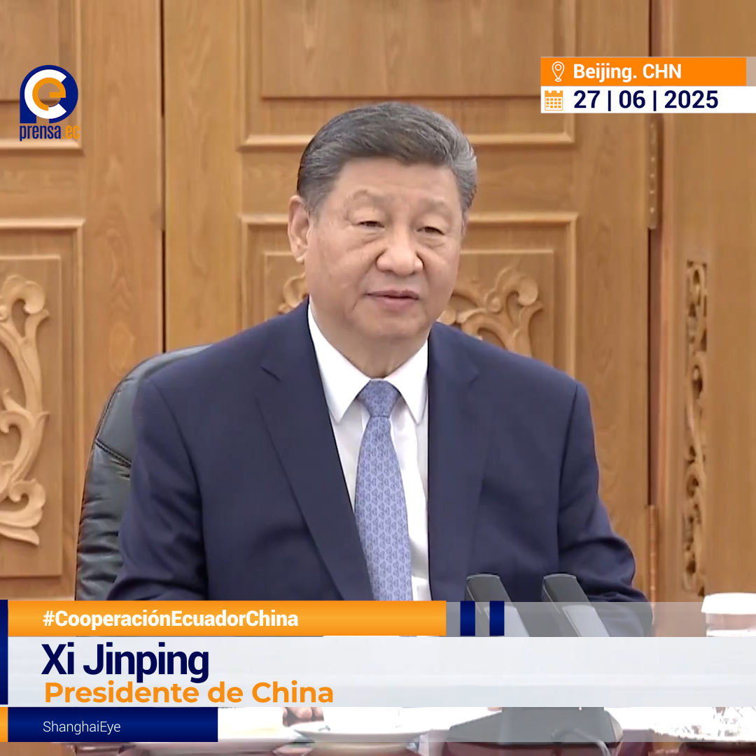 Noboa y Xi Jinping fortalecen lazos Ecuador-China