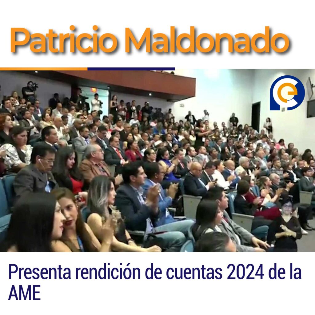 Patricio Maldonado presenta rendición de cuentas 2024 de la AME