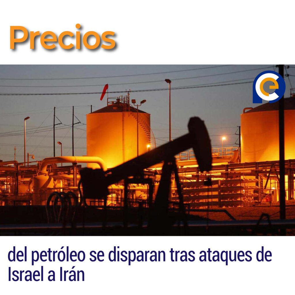 Precios del petróleo se disparan tras ataques de Israel a Irán
