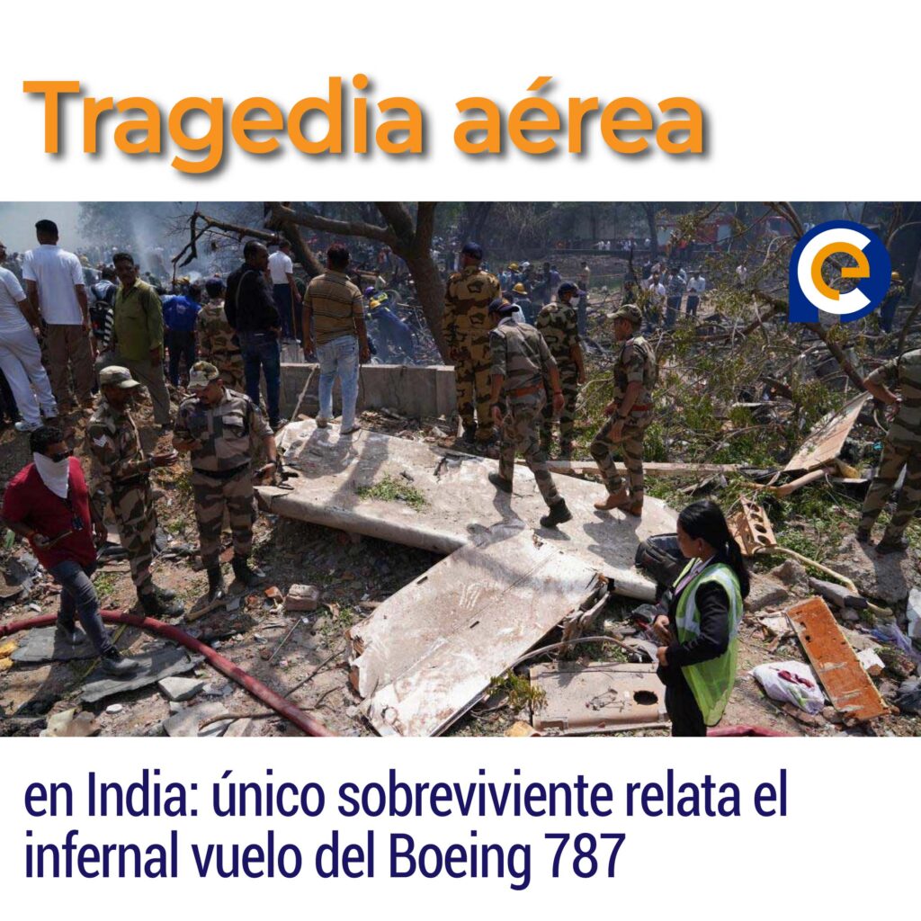 Tragedia aérea en India: único sobreviviente relata el infernal vuelo del Boeing 787