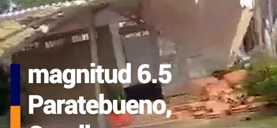 Sismo de 6.5 en Paratebueno: casas caídas y vías dañadas