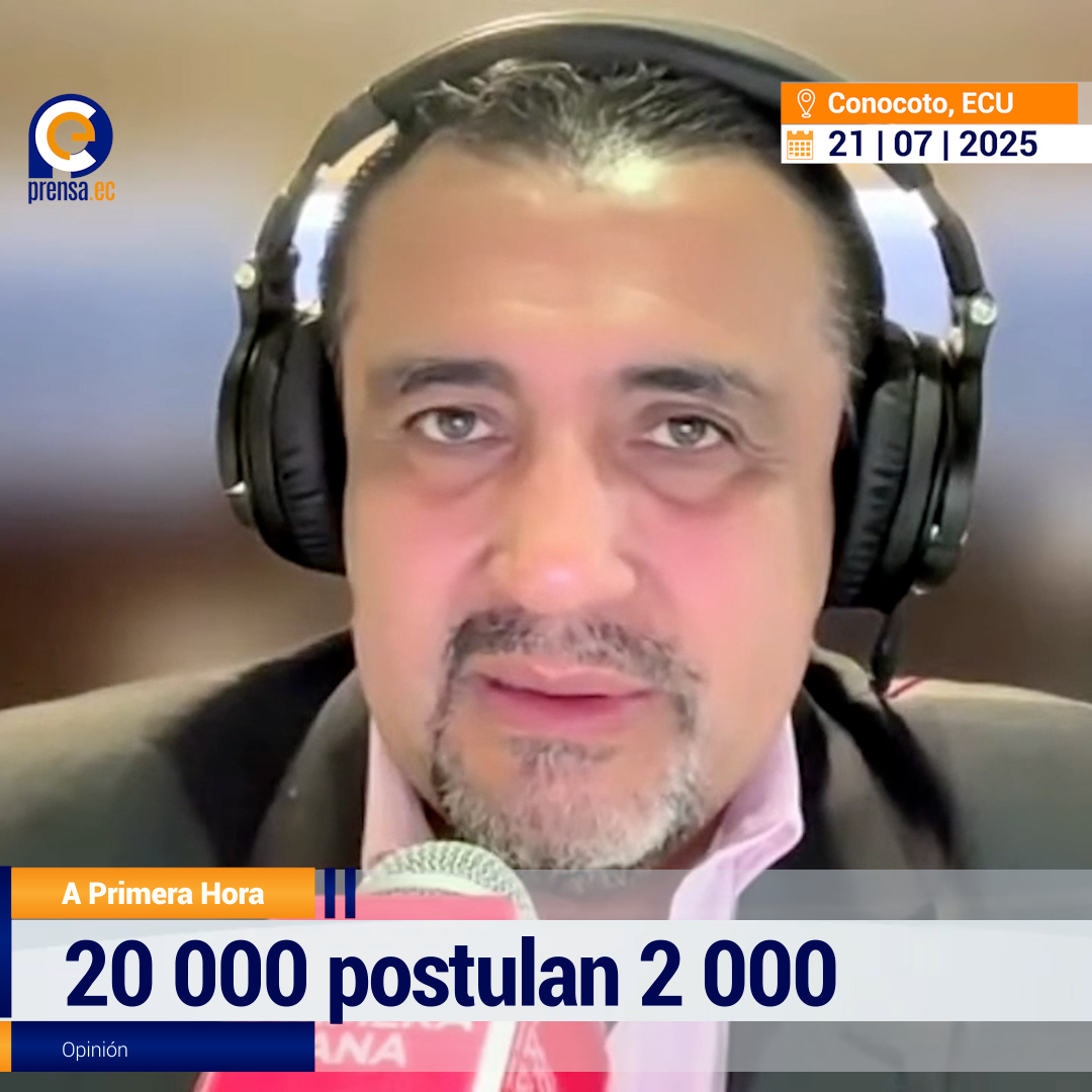 20 000 postulan, 2 000 plazas: el Ecuador que duele