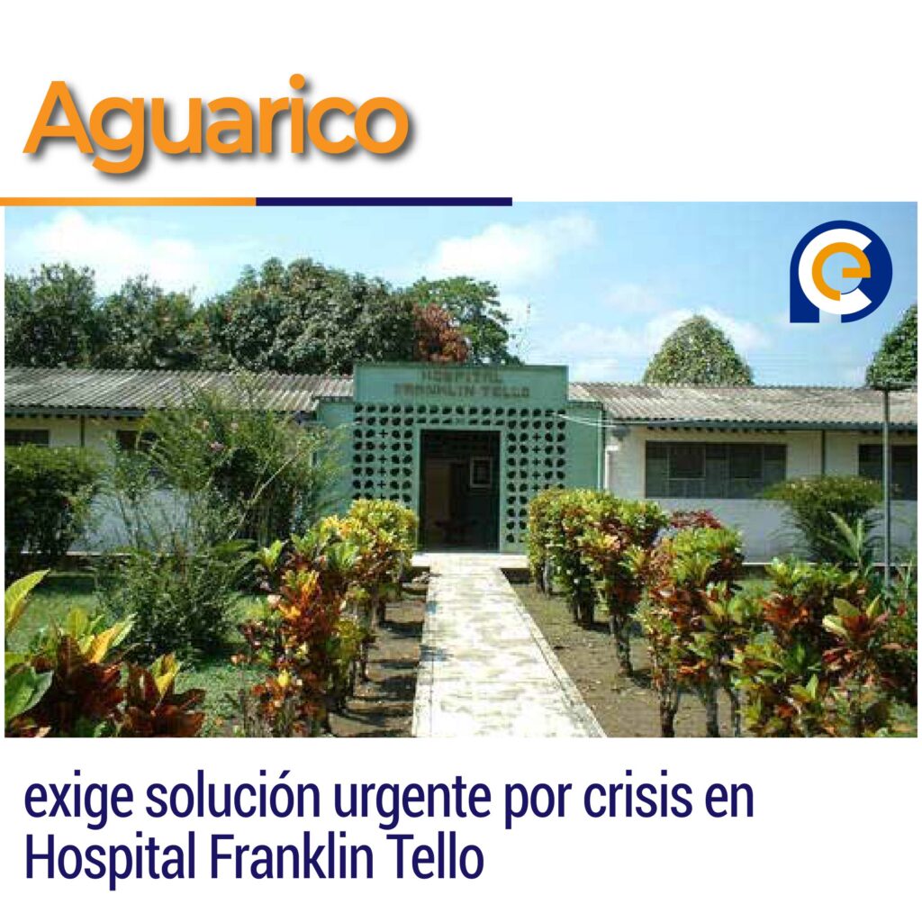 Aguarico exige solución urgente por crisis en Hospital Franklin Tello