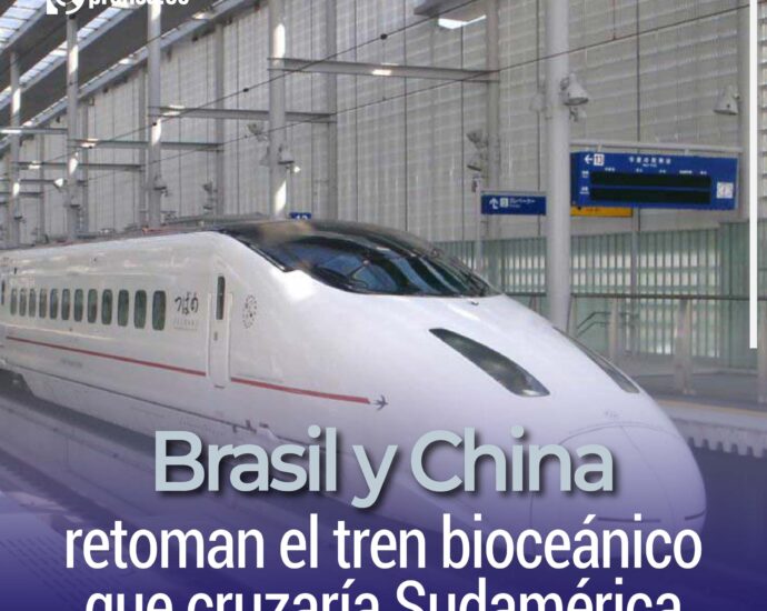 Brasil y China retoman el tren bioceánico que cruzaría Sudamérica