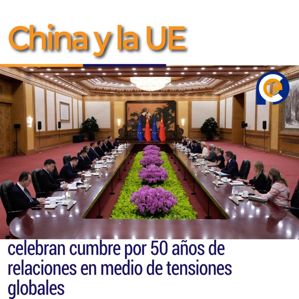 China y la UE celebran cumbre por 50 años de relaciones en medio de tensiones globales