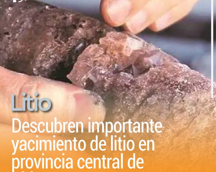 Descubren importante yacimiento de litio en provincia central de China