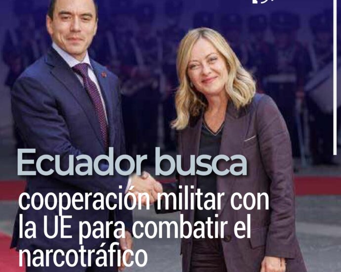 Ecuador busca cooperación militar con la UE para combatir el narcotráfico