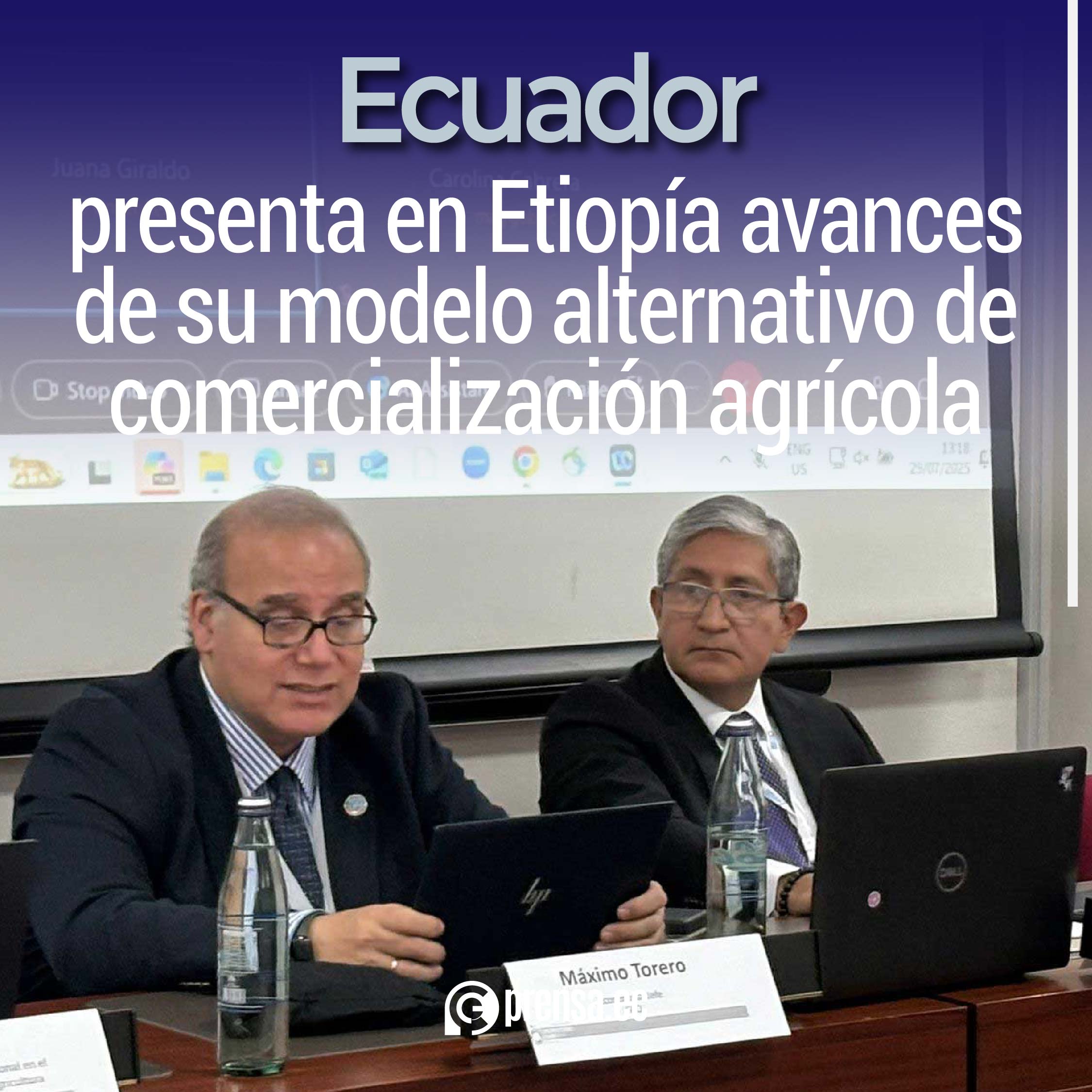 Ecuador presenta en Etiopía avances de su modelo alternativo de comercialización agrícola