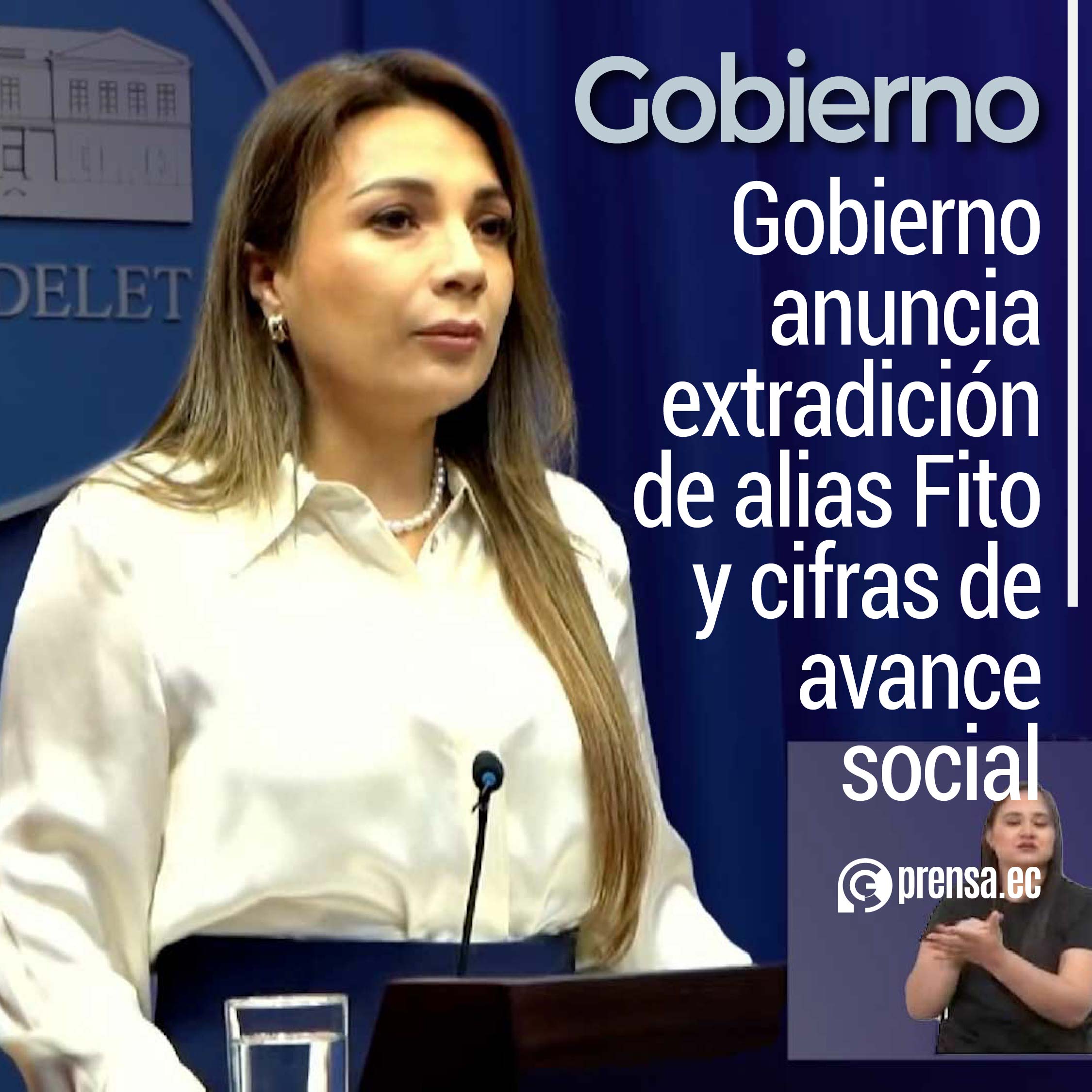 Gobierno anuncia extradición de alias Fito y cifras de avance social