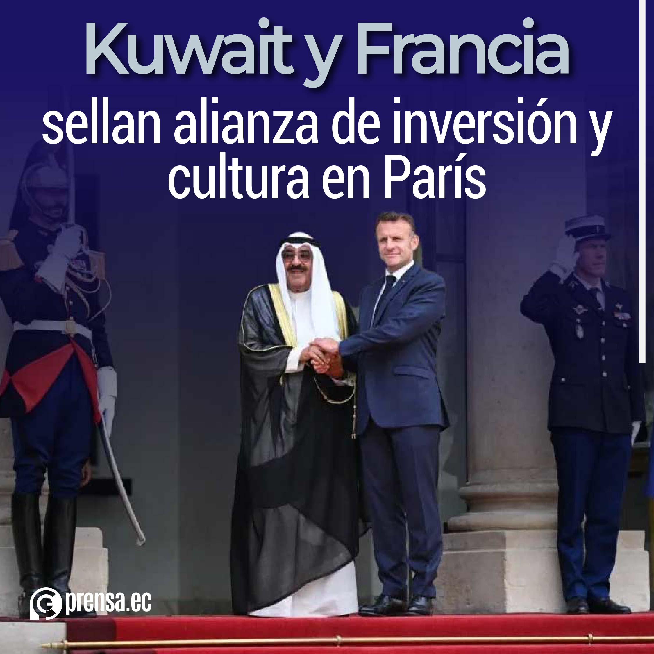 Kuwait y Francia sellan alianza de inversión y cultura en París